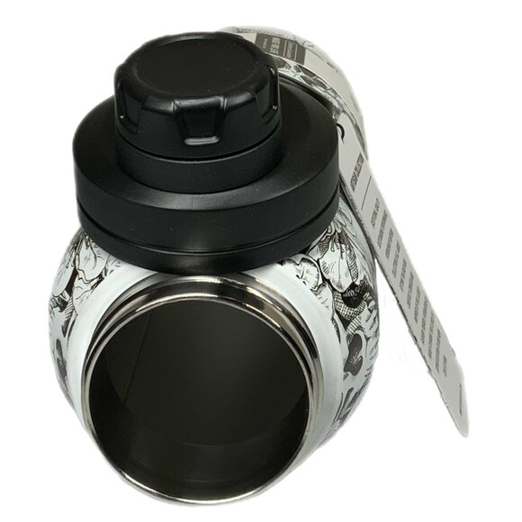 NWT Hydrapeak Skulls Flowers 32oz Stainless Steel Insulated Bottle Tumbler Wide - Picture 10 of 14